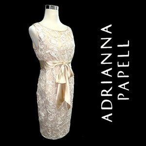 New Silk Appliqué Dress